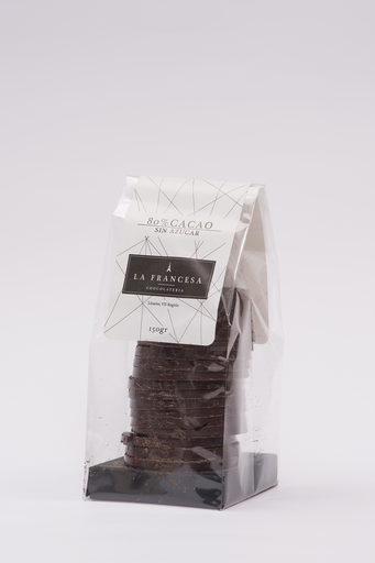 La Focaccia - 80% Cacao 150 Gramos Sin Azúcar